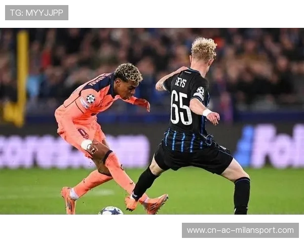 巴萨防线频繁失误，布鲁日抓住机会三度破门，晋级形势险峻，巴萨不败